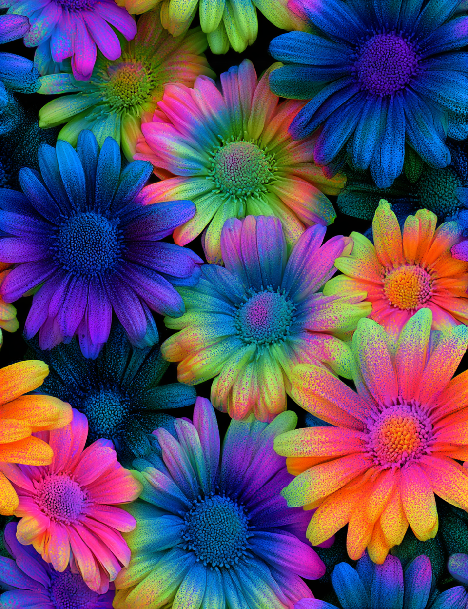 Midjourney V 8.1 Prompts for Neon Art Seamless Patterns