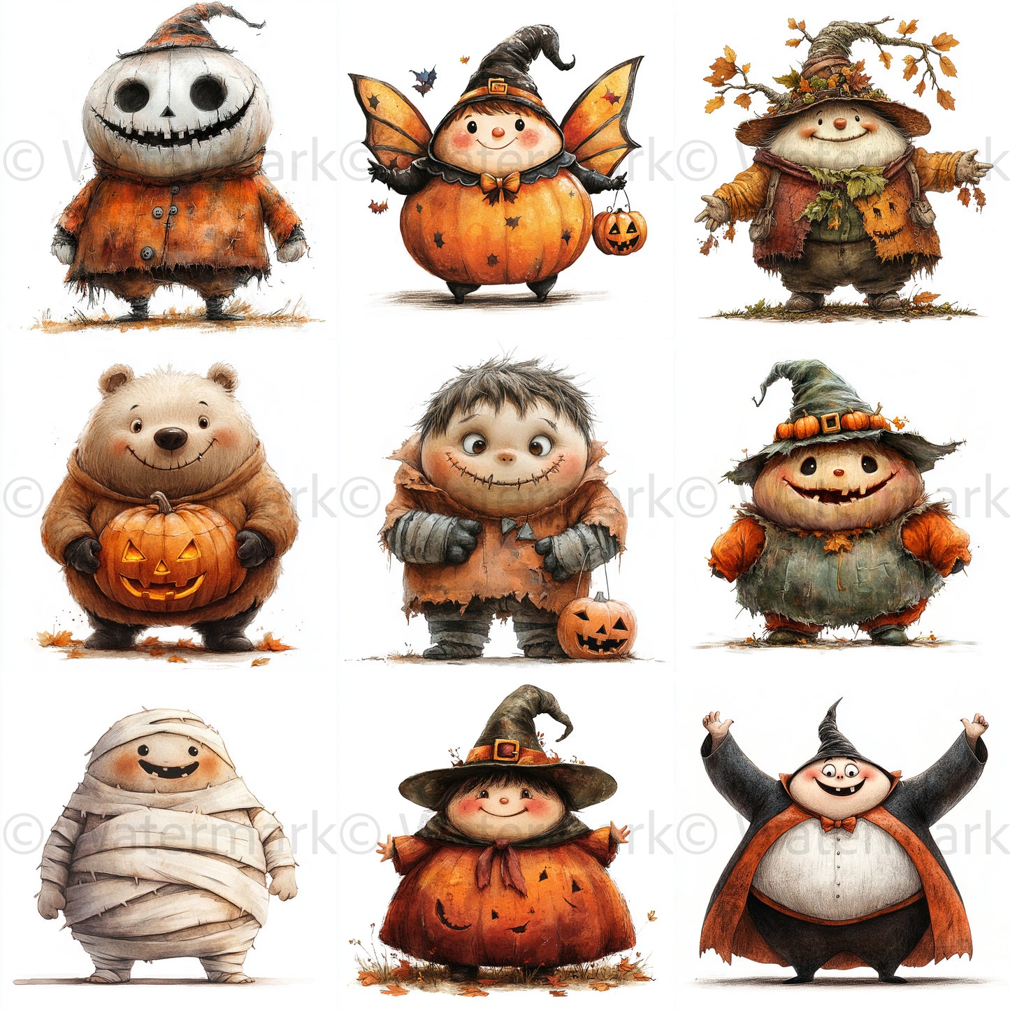 Midjourney Guide PDF For New Cute Spooky Halloween Characters