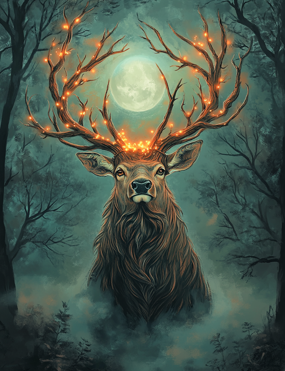 Midjourney V 6.1 Prompts for Nocturnal Spirits Sacred Wildlife Pages