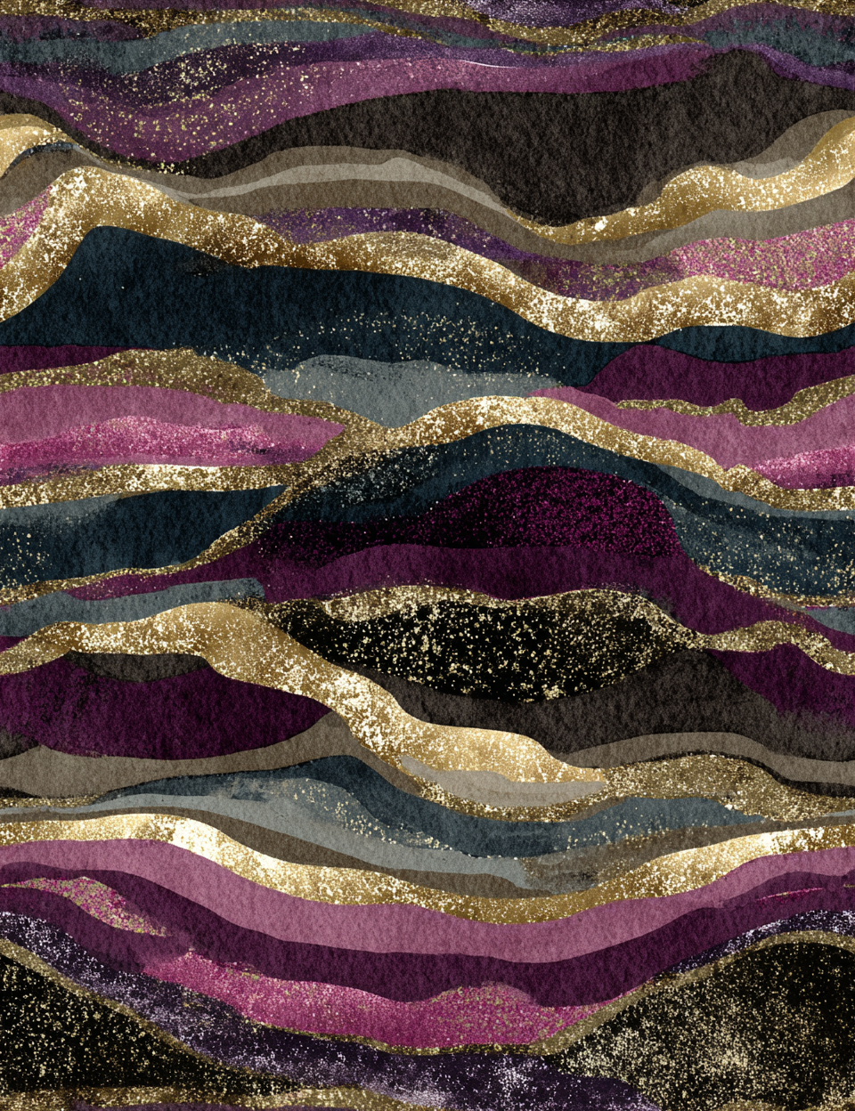 Midjourney V 7 Prompts for Ornate Purple Luxury Seamless Patterns