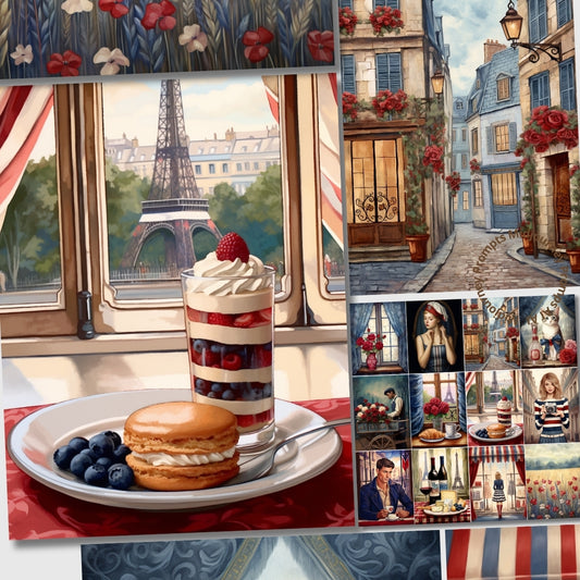 Midjourney V5.2 Prompts for Paris Dreams French Coffee Journal Kit