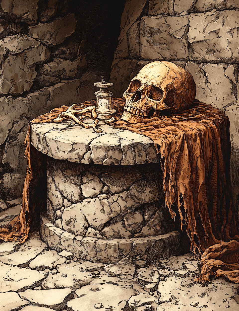 Midjourney v6 Prompts for Plagued Forest Fantasy Junk Journal Kit