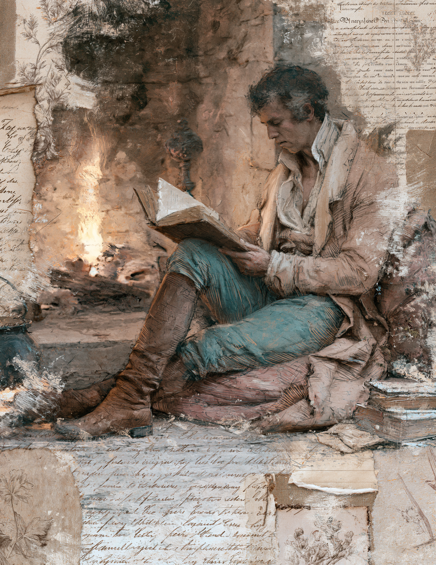 Midjourney V 8.1 Prompts for Poet’s Cottage Journal Pages