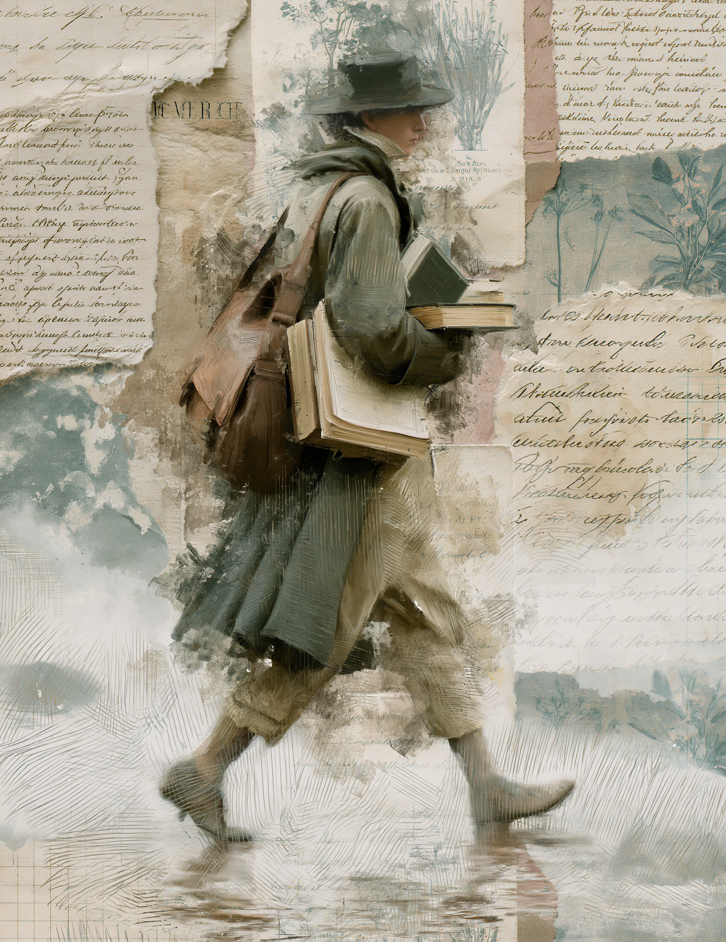 Midjourney V 8.1 Prompts for Poet’s Cottage Journal Pages