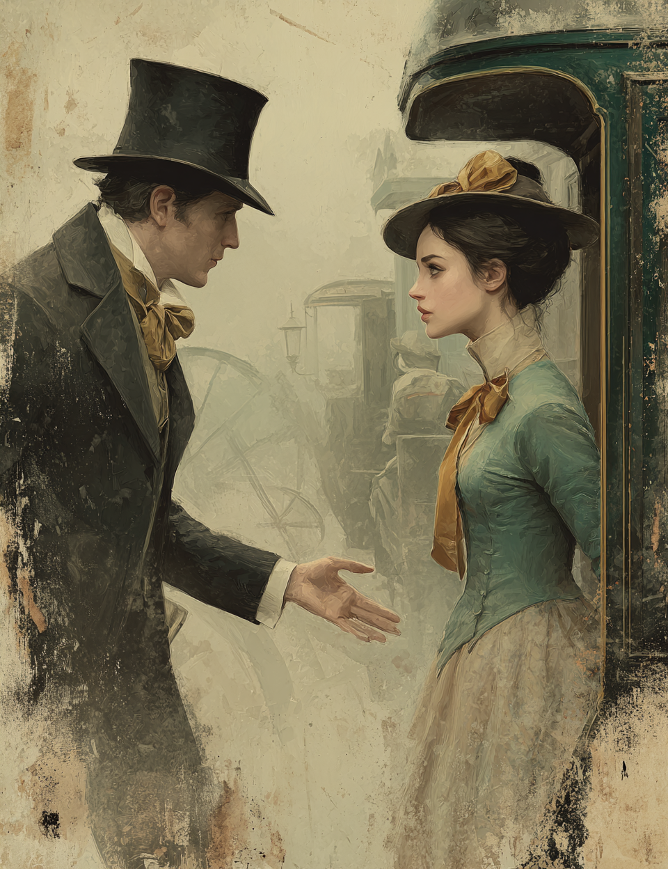 Midjourney V 7 Prompts for DUAL Pride and Prejudice Junk Journal Kit