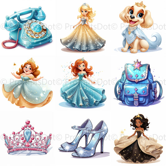 Princess Avatar Sets Custom Princesses Midjourney Prompt Commercial Use