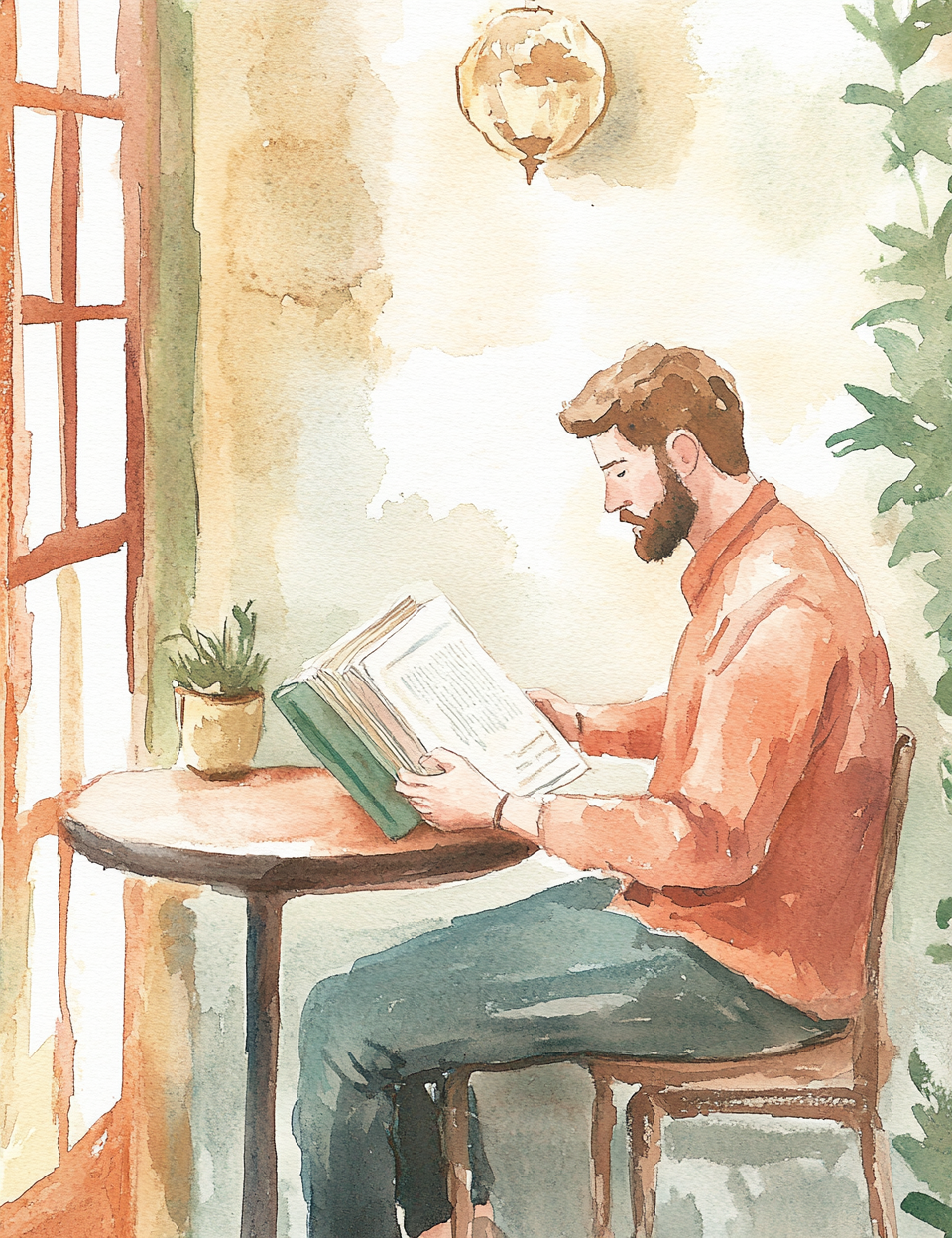 Midjourney V 6.1 Prompts for Quiet Cafe Moments Journal Pages