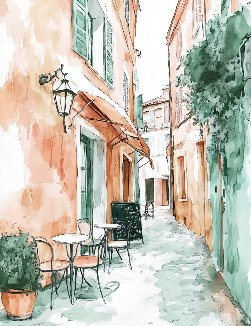 Midjourney V 6.1 Prompts for Quiet Cafe Moments Journal Pages