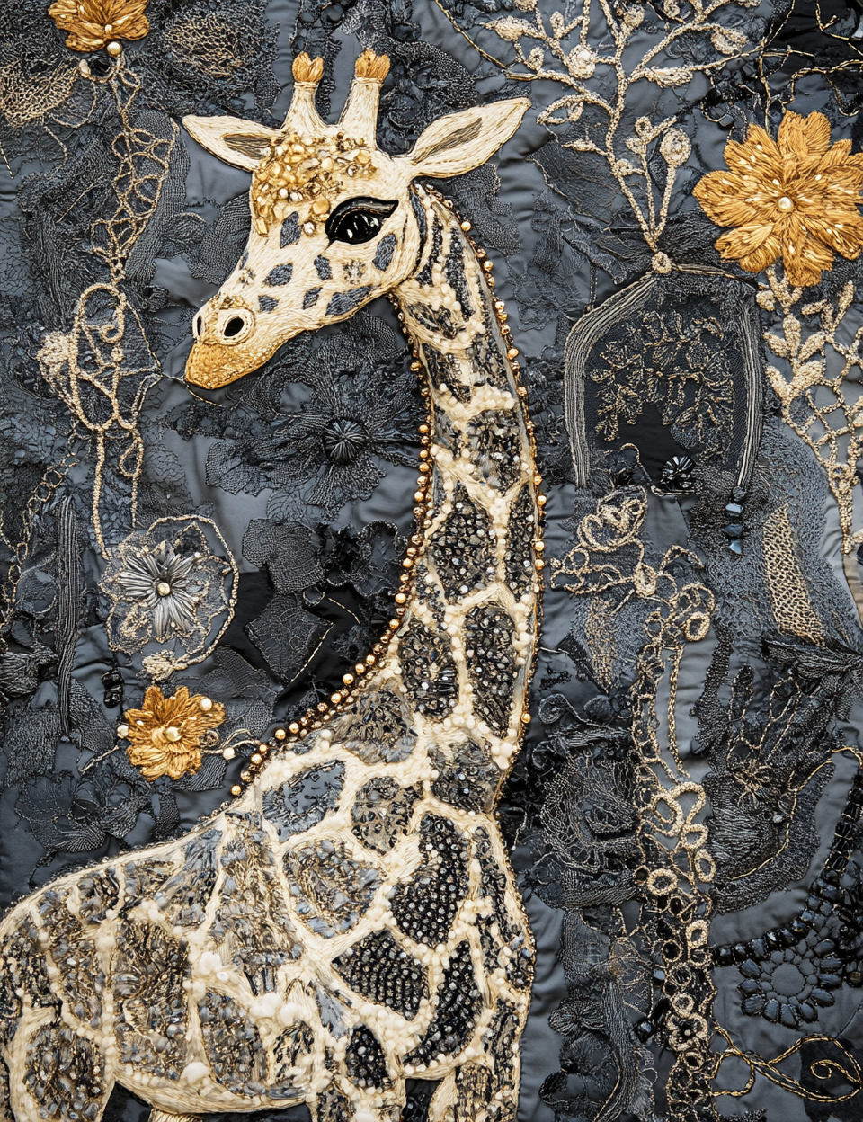 giraffe Midjourney Guide PDF for Quilt Patchwork Printable Craft Papers