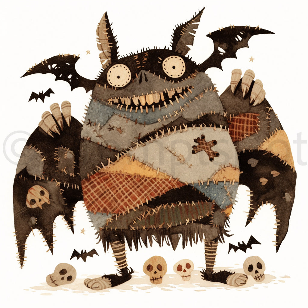 vampire Quirky Characters Halloween Skulls Midjourney Prompts