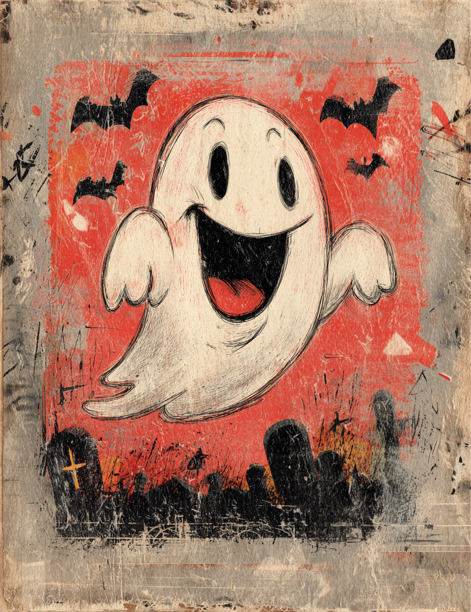 Midjourney V 7 Prompts for Red Halloween Spooky Monsters