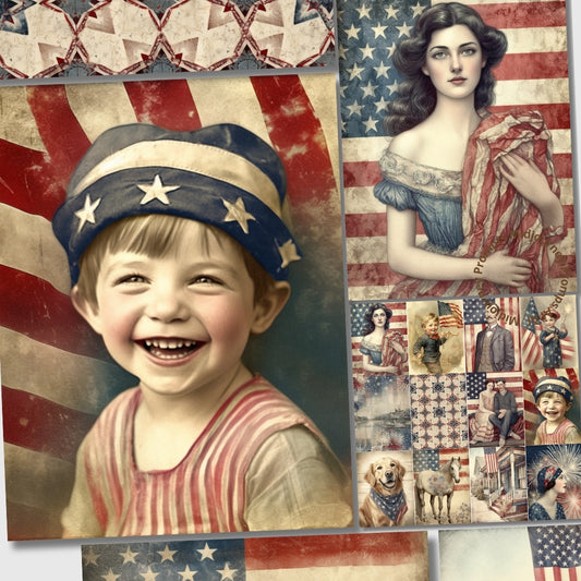 Midjourney V 5 Prompts for Romantic Independence Day Pages