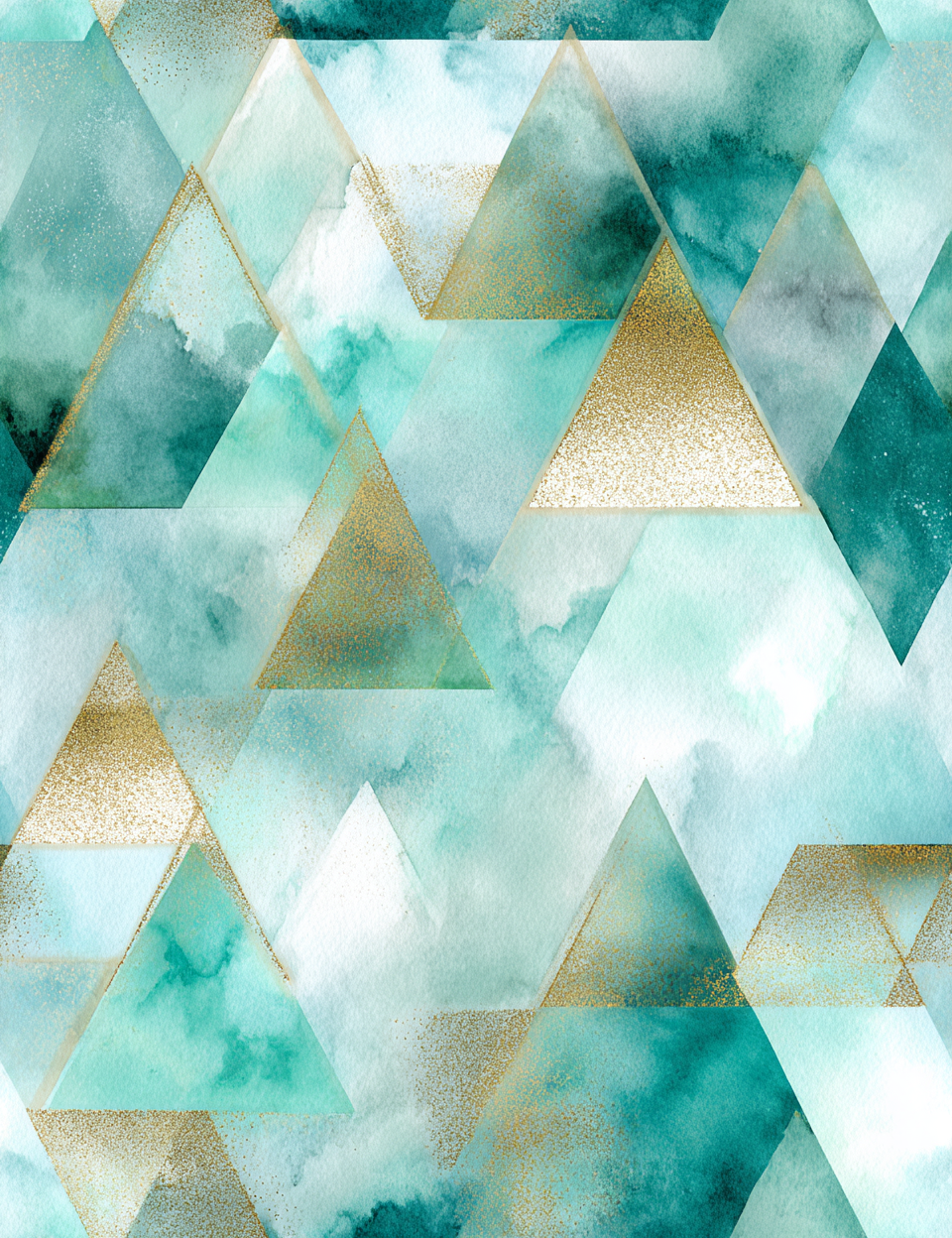 Midjourney V 7 Prompts for Romantic Teal Seamless Patterns