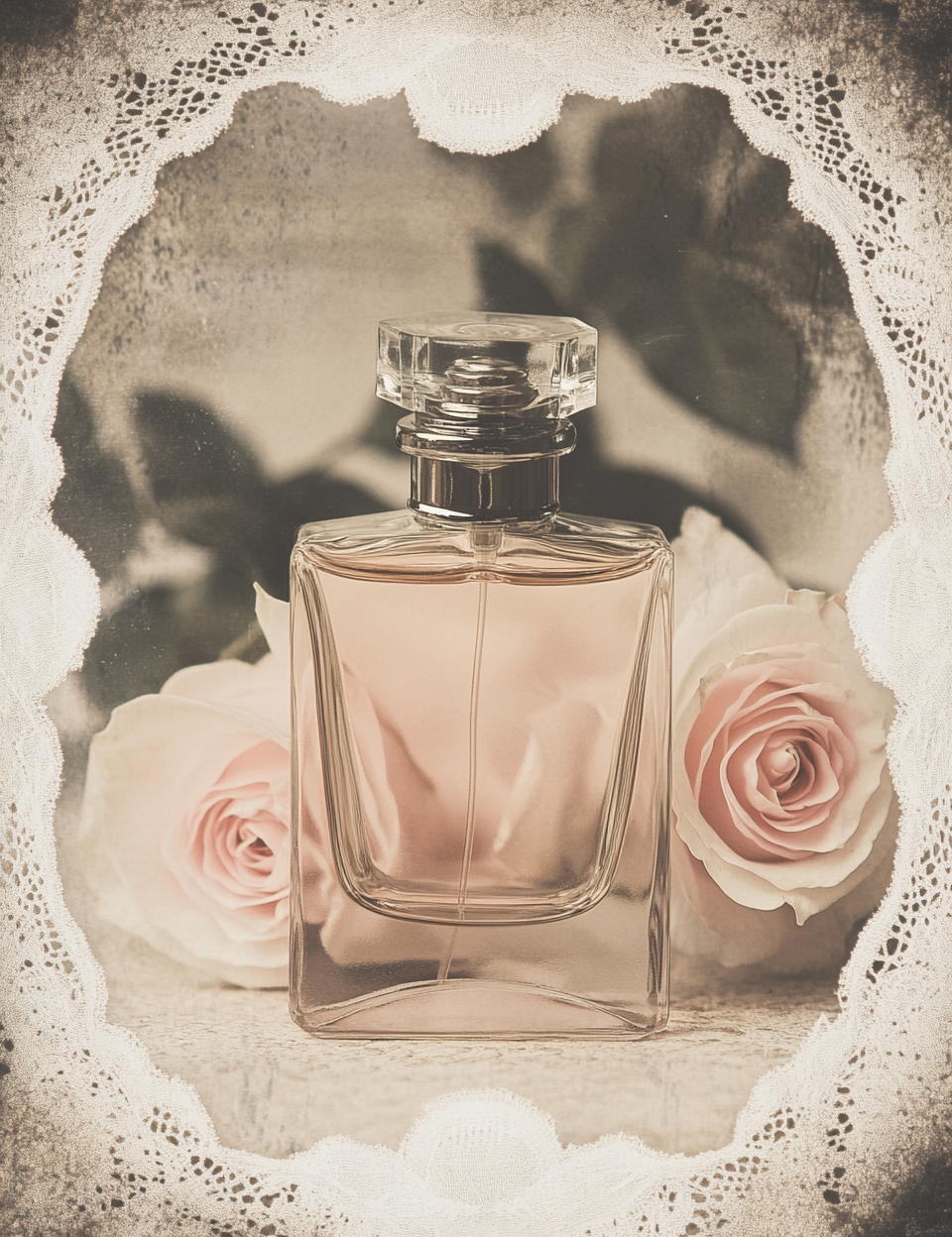 perfume bottle Midjourney Guide PDF for Romantic Victorian Vintage Photography
