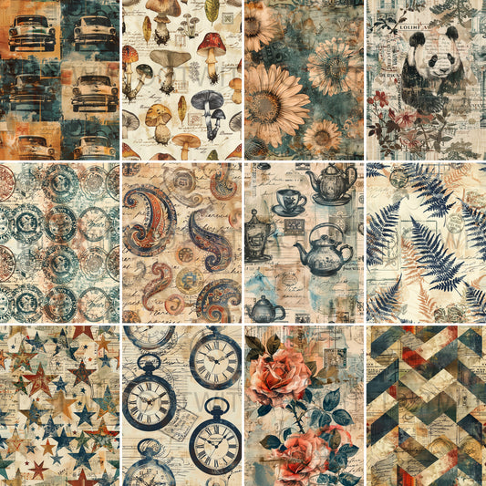 Scrapbooking Papers Seamless Patterns