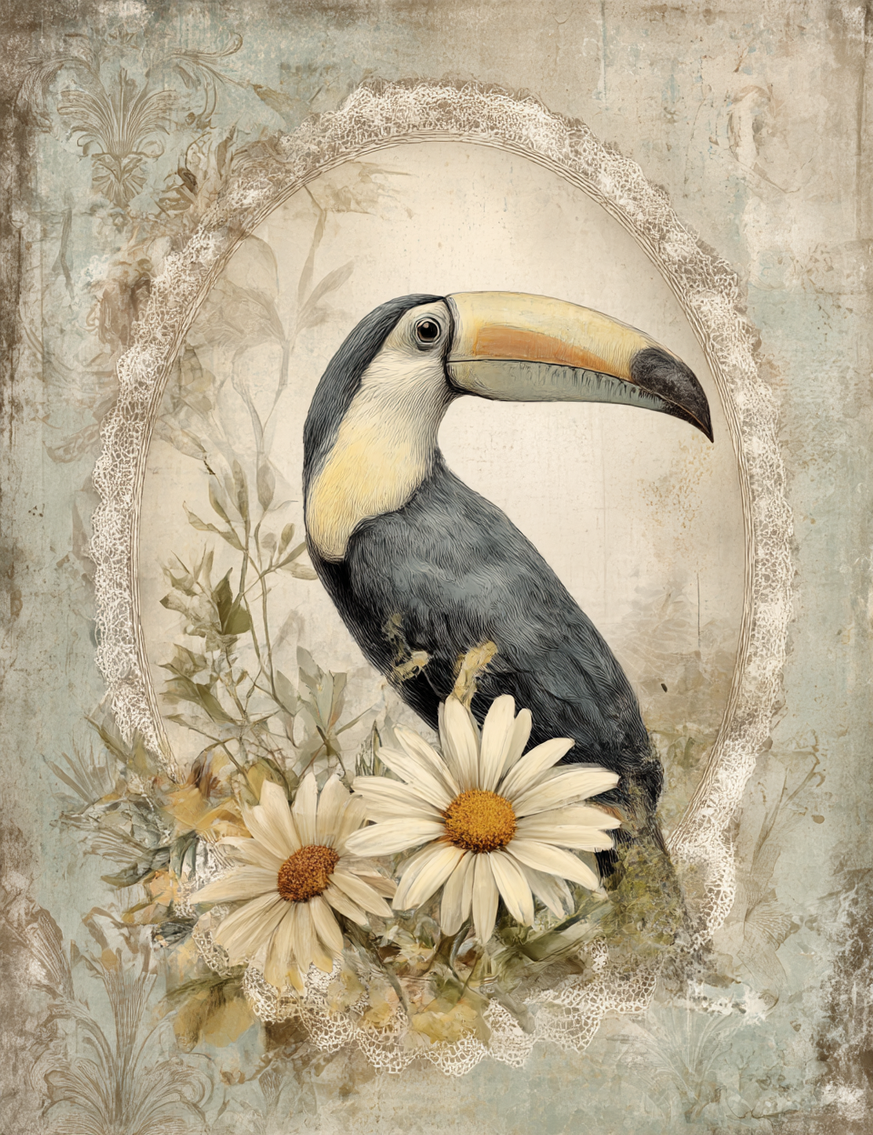 Midjourney V7 Prompts for Shabby Junk Journals for Animals