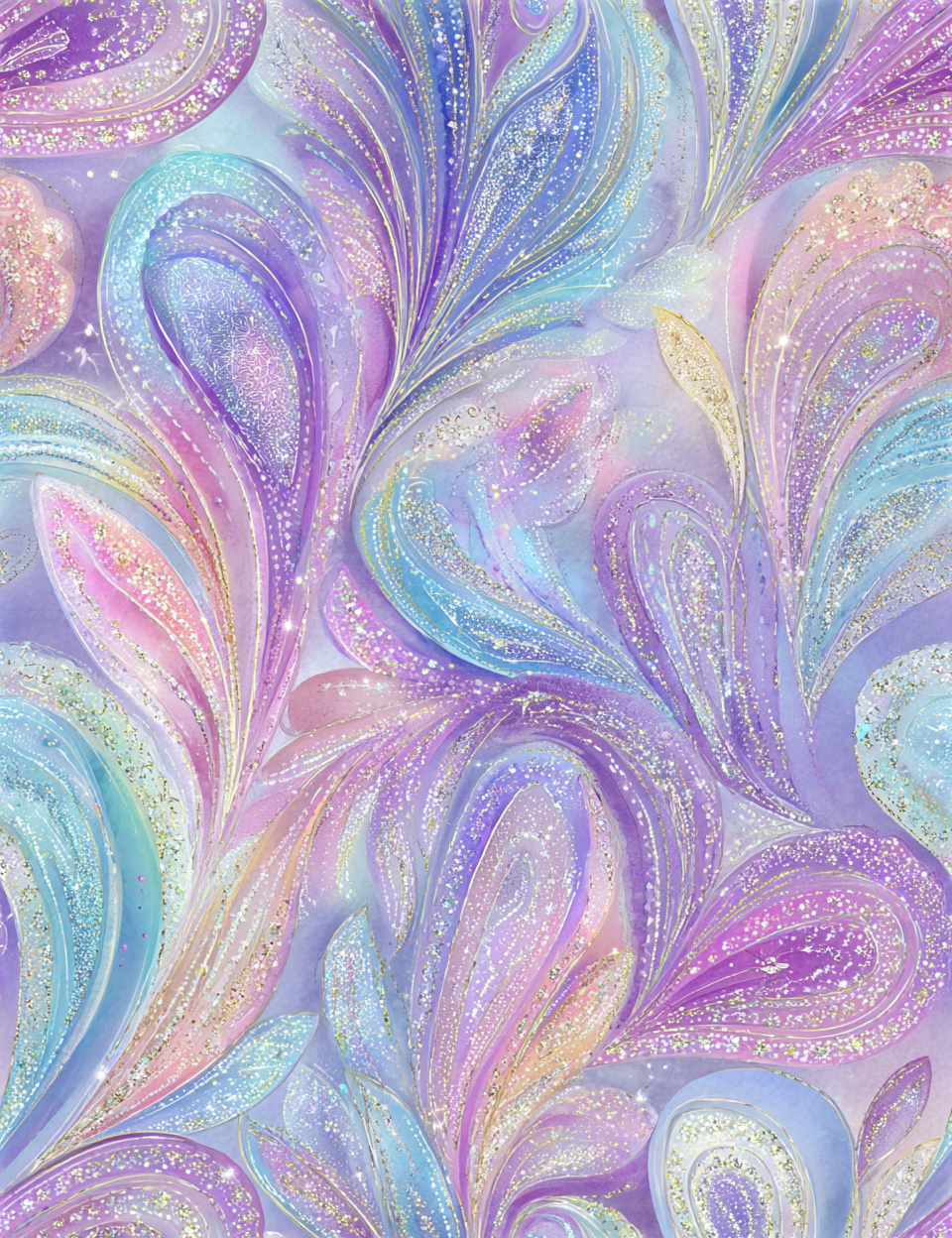Midjourney V 7 Prompts for Sparkling Pink Pastel Seamless Patterns
