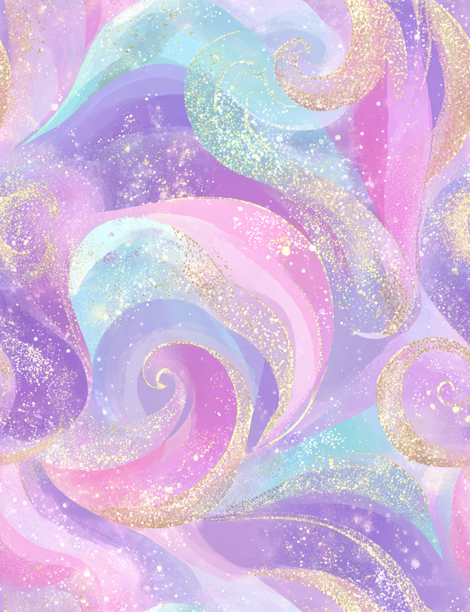 Midjourney V 7 Prompts for Sparkling Pink Pastel Seamless Patterns