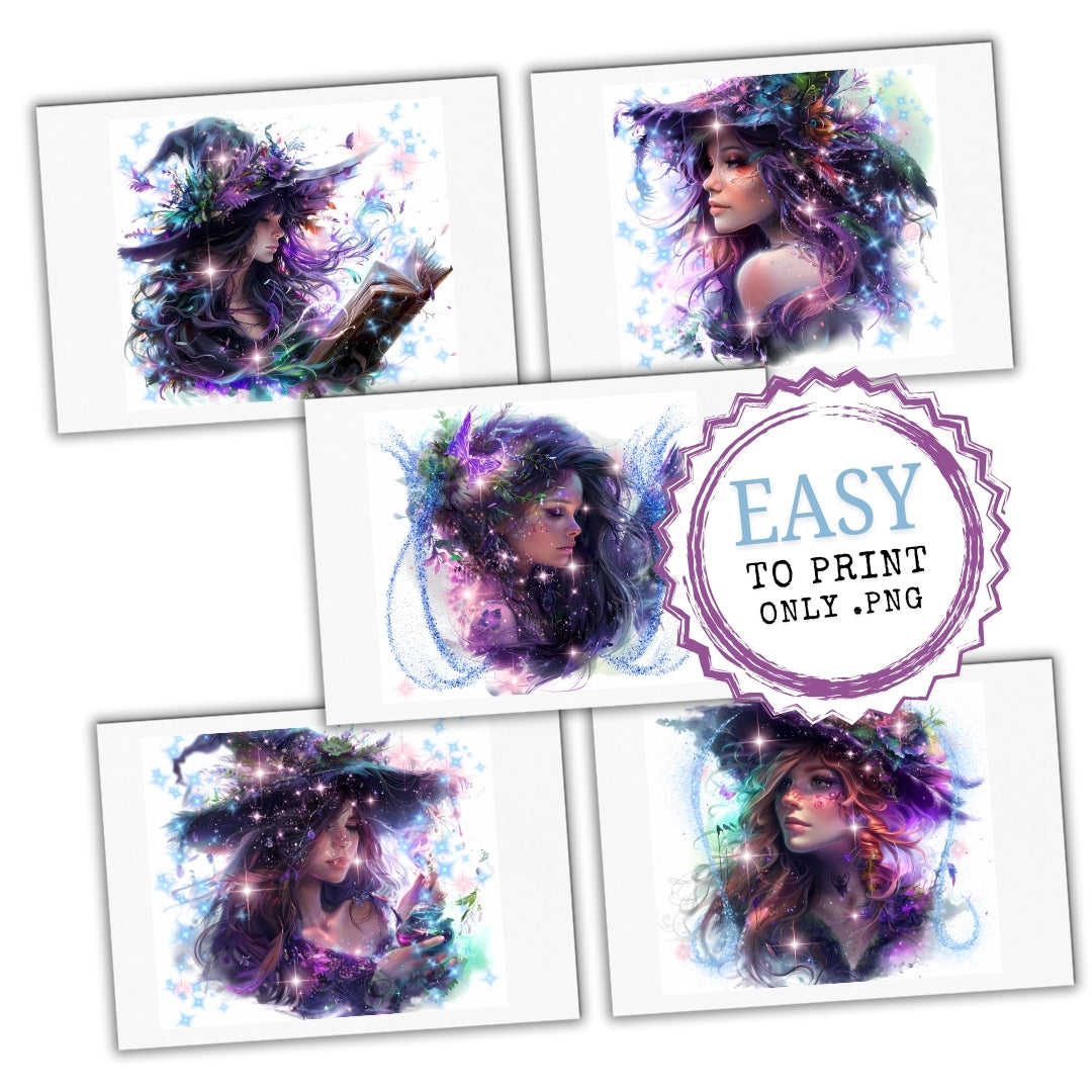 tumbler wraps designs for purple witch