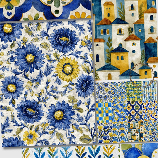 Midjourney V 7 Prompts for Summer Coastal Seamless Pastel Patterns