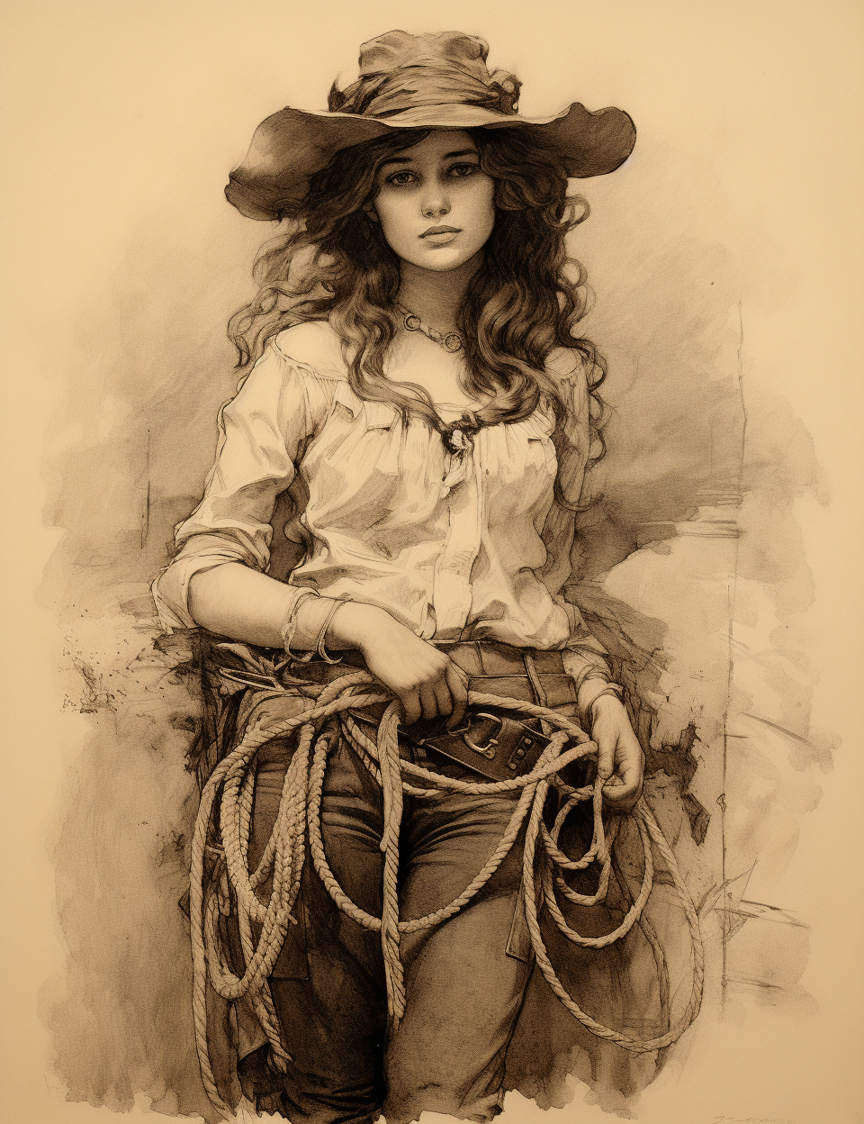 Midjourney V 5 Prompts for The Texas Far West Illustrations
