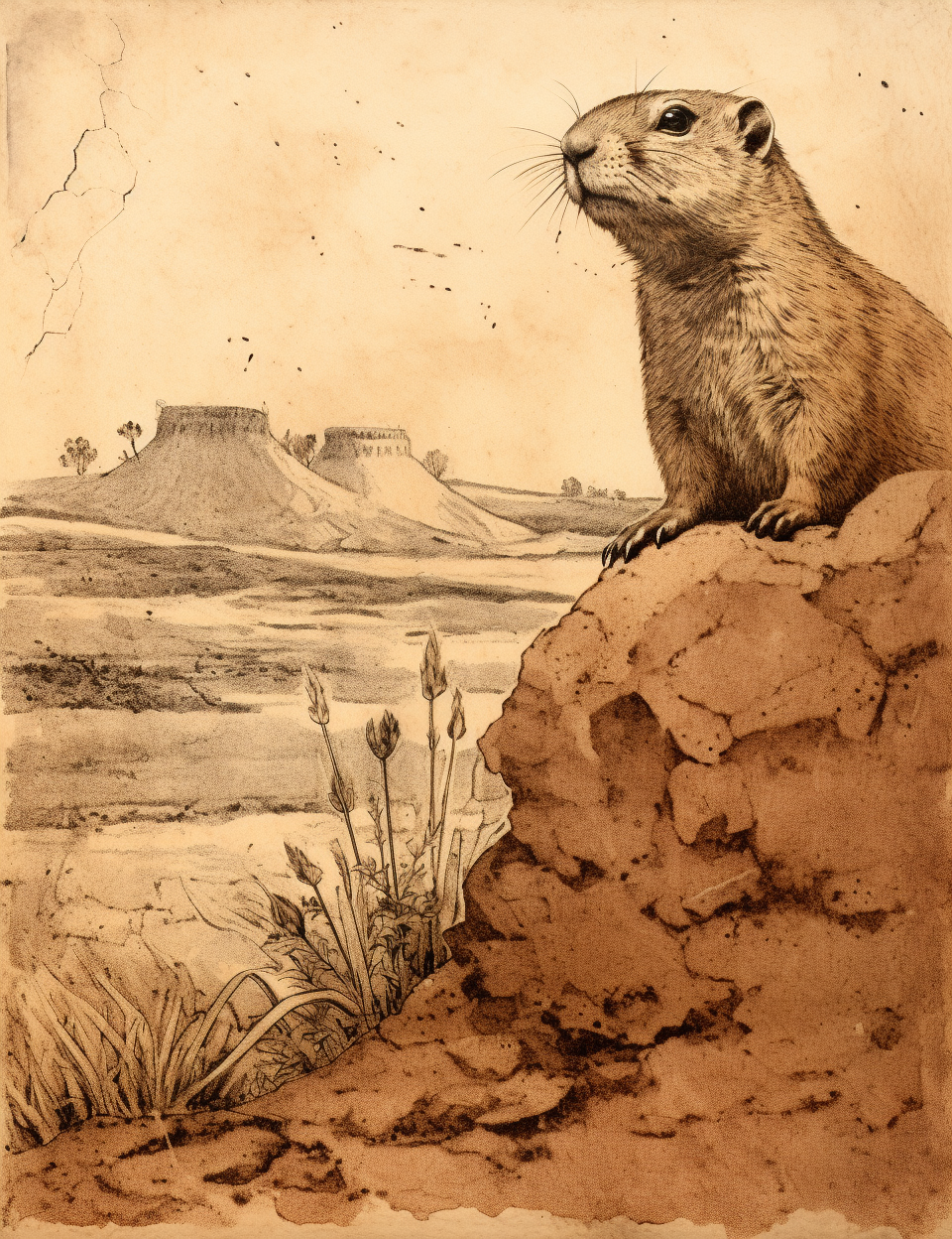 Midjourney V 5 Prompts for The Texas Far West Illustrations