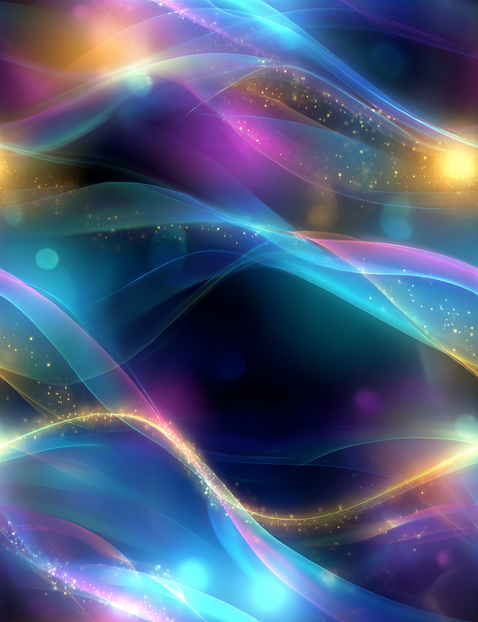 Midjourney V 7 Prompts for Translucent Glow Effect Seamless Patterns