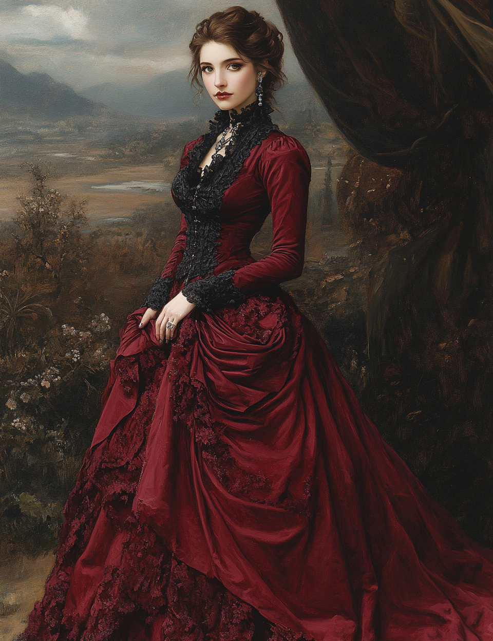 Midjourney Guide Prompts for Vampire Gothic Horror Paintings