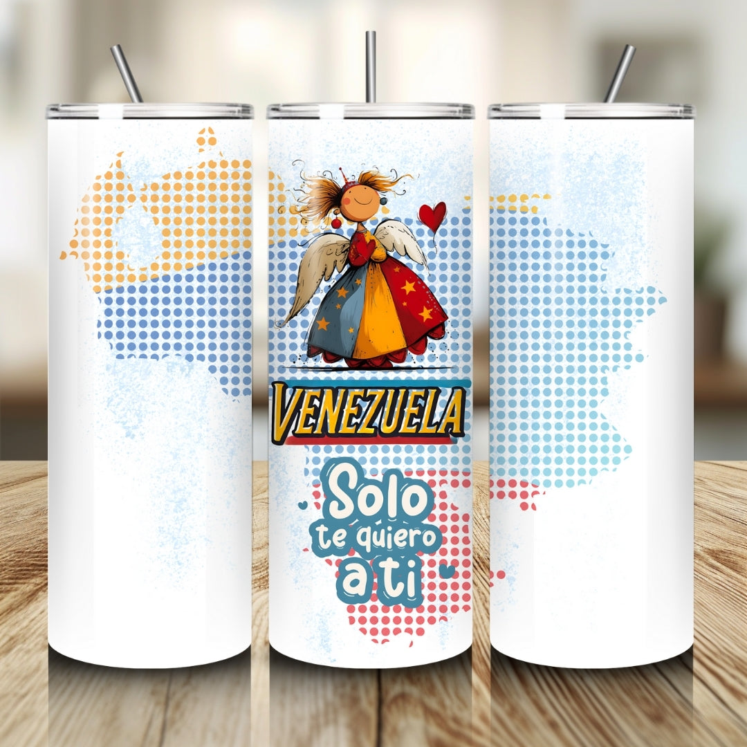 Vector Venezuela Tumbler Wrap Affirmations Tumbler