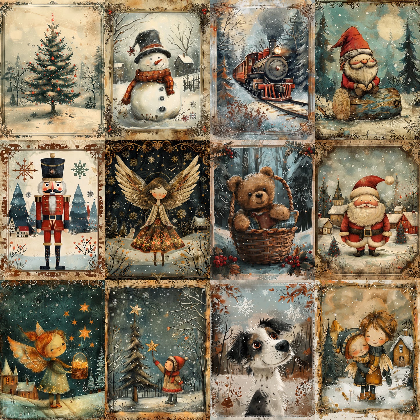 Christmas cards digital download