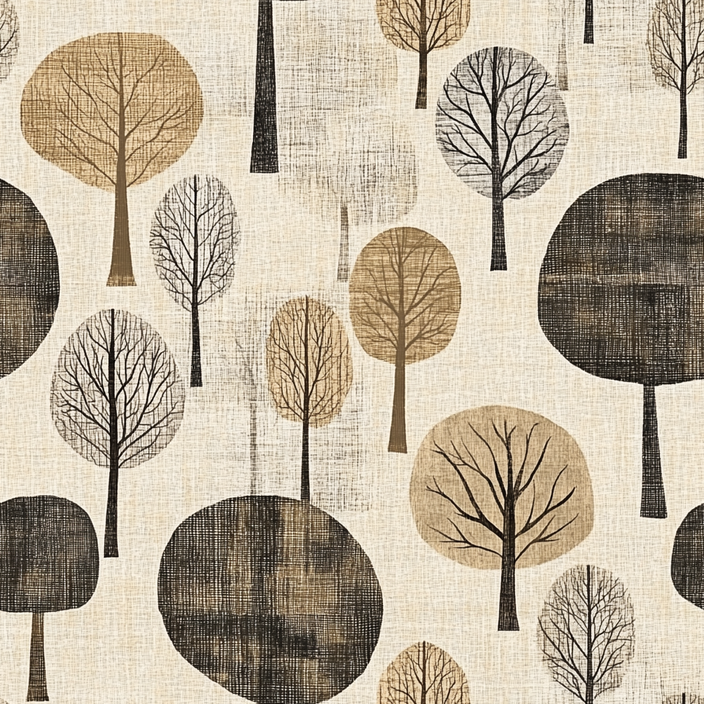 trees linen texture seamless paper