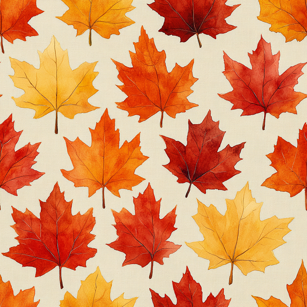 maple autumn seamless papers