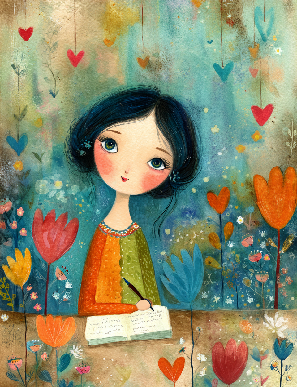 Midjourney V 7 Prompts for Whimsical Watercolor Digital Painting