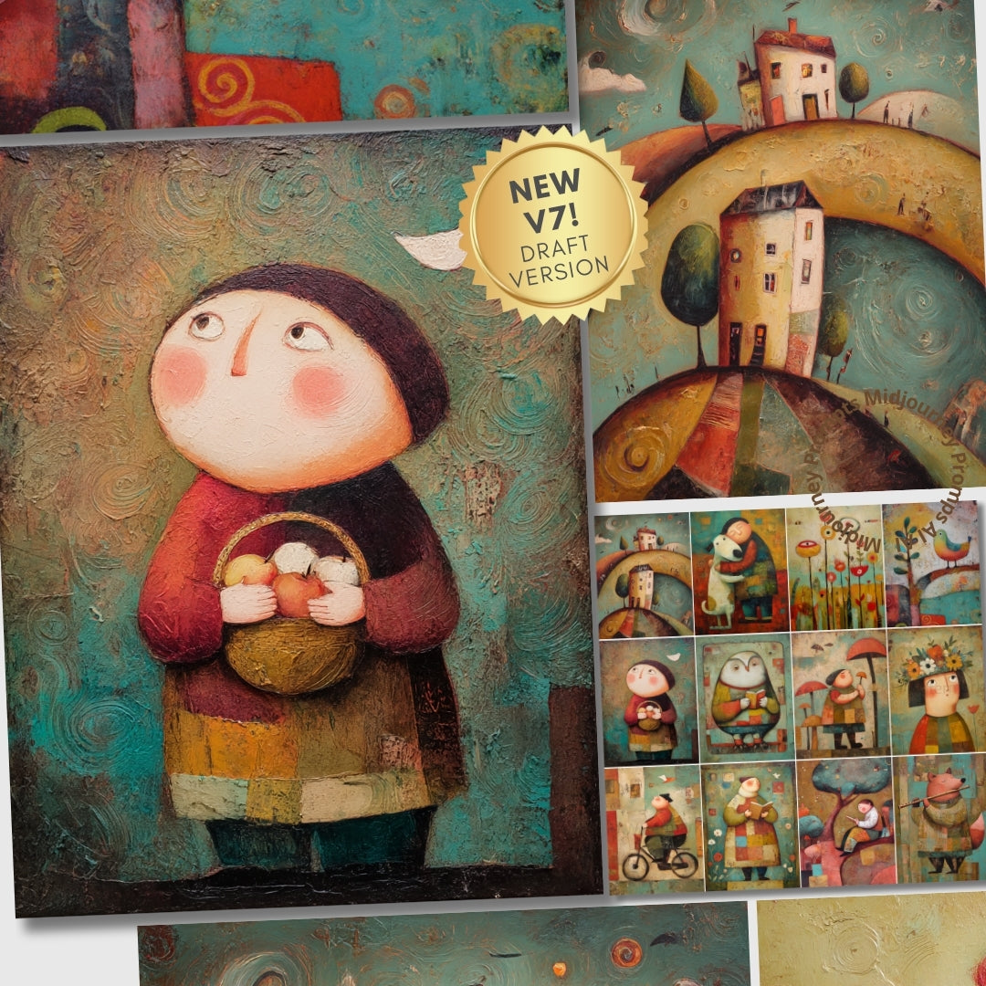 Midjourney V7 Prompts for Whimsical and Surreal Cute Scenarios