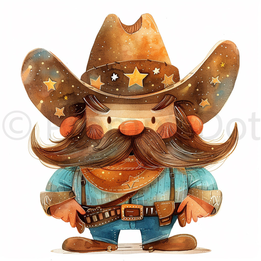 a cowboy Wild West Clipart