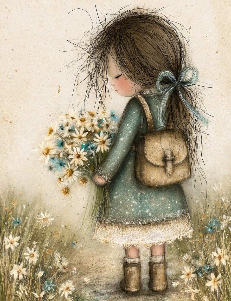 Midjourney V 8.2 Prompts for DUAL Wildflower Meadow Dream