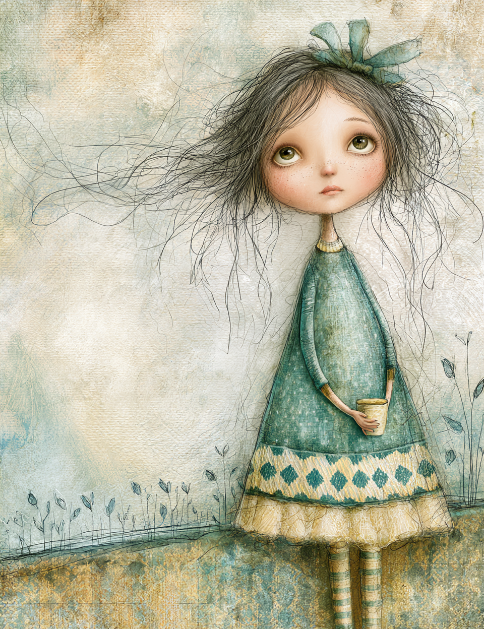 Midjourney V 8.2 Prompts for DUAL Wildflower Meadow Dream