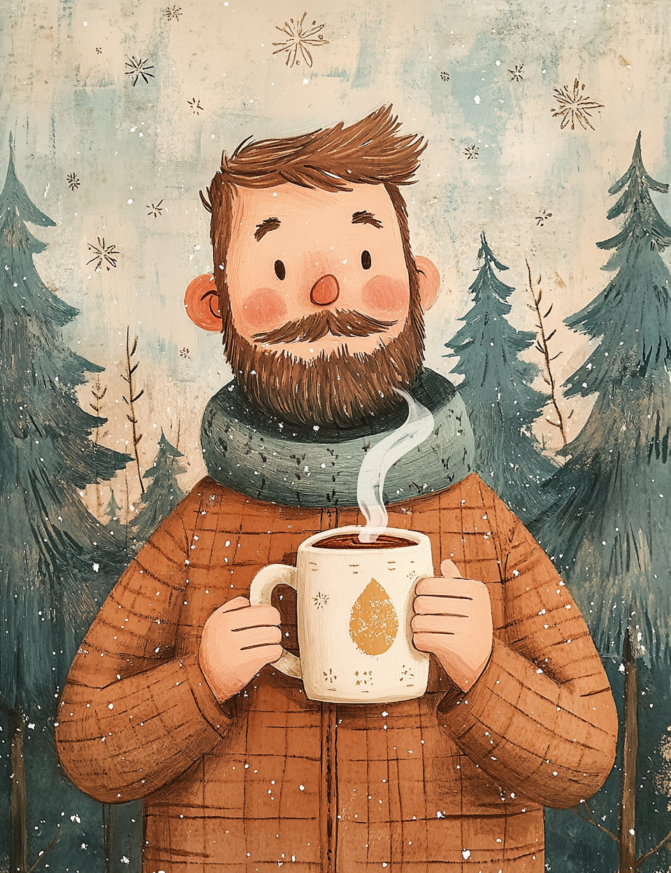 Midjourney V 6.1 Prompts for Woodland Camping Memories Journal Pages