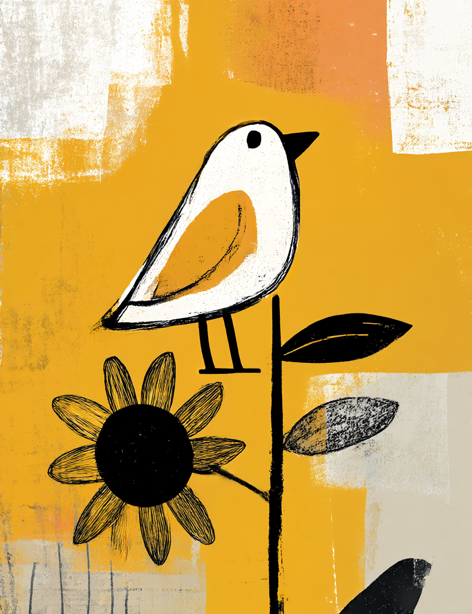 Midjourney V 7 Prompts for Yellow Summer Junk Journal Pages