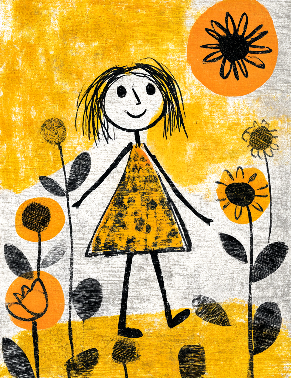 Midjourney V 7 Prompts for Yellow Summer Junk Journal Pages