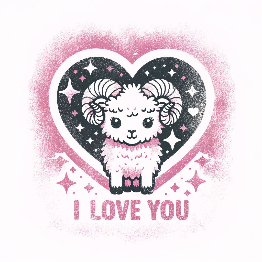 a sheep Cute Vintage Images With Text DALLE3 DALLE Prompt