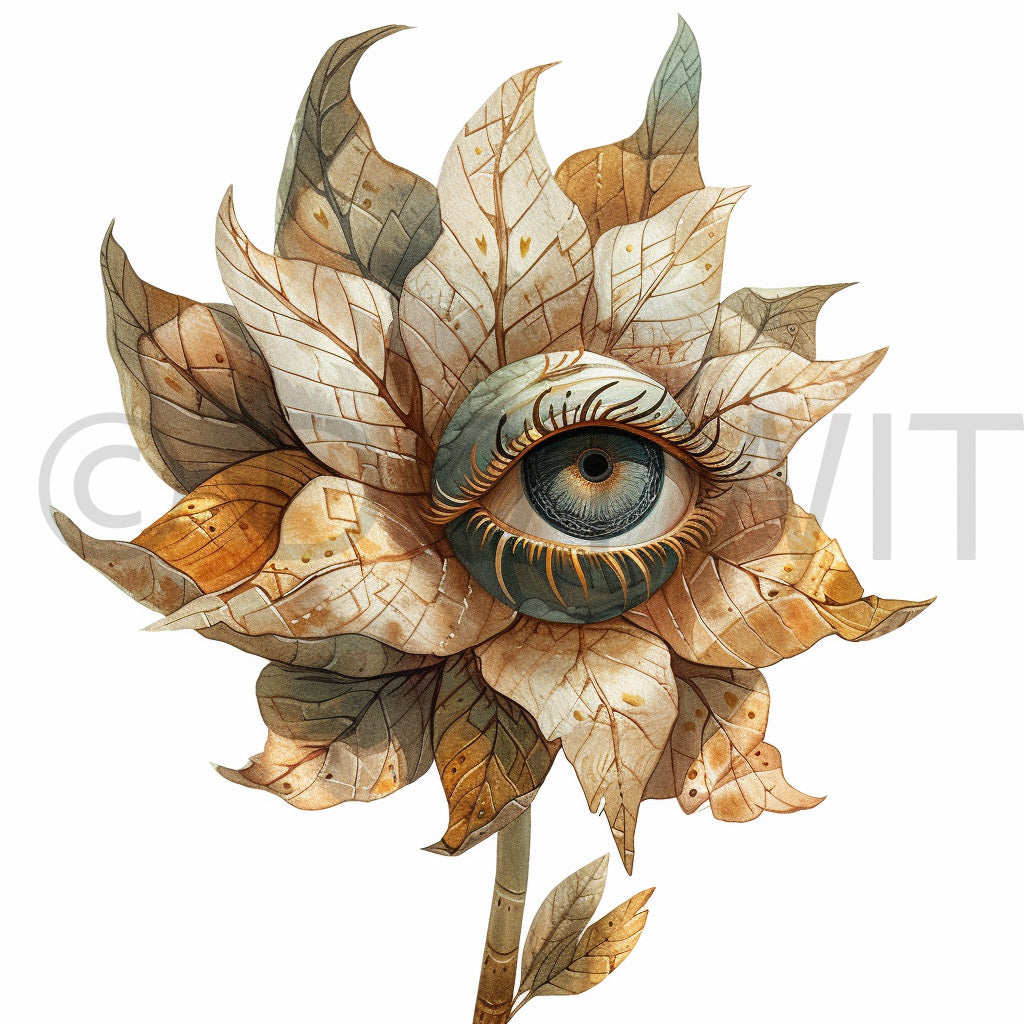 flower surreal clipart