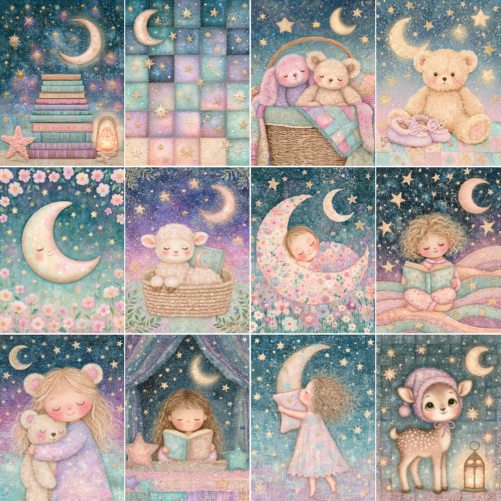 Midjourney V 8.2 Prompts for DUAL Love the Midnight Stars
