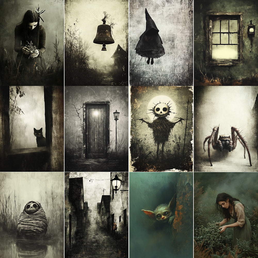 Midjourney V 6.1 Prompts for DUAL Nocturnal Echoes Pages