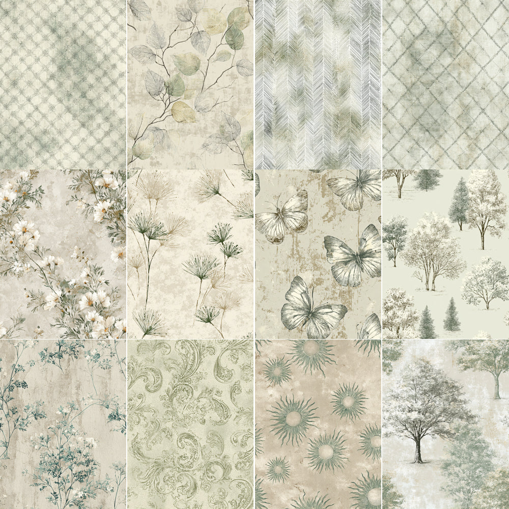 Midjourney V 7 Prompts for Sage Botanical Seamless Patterns