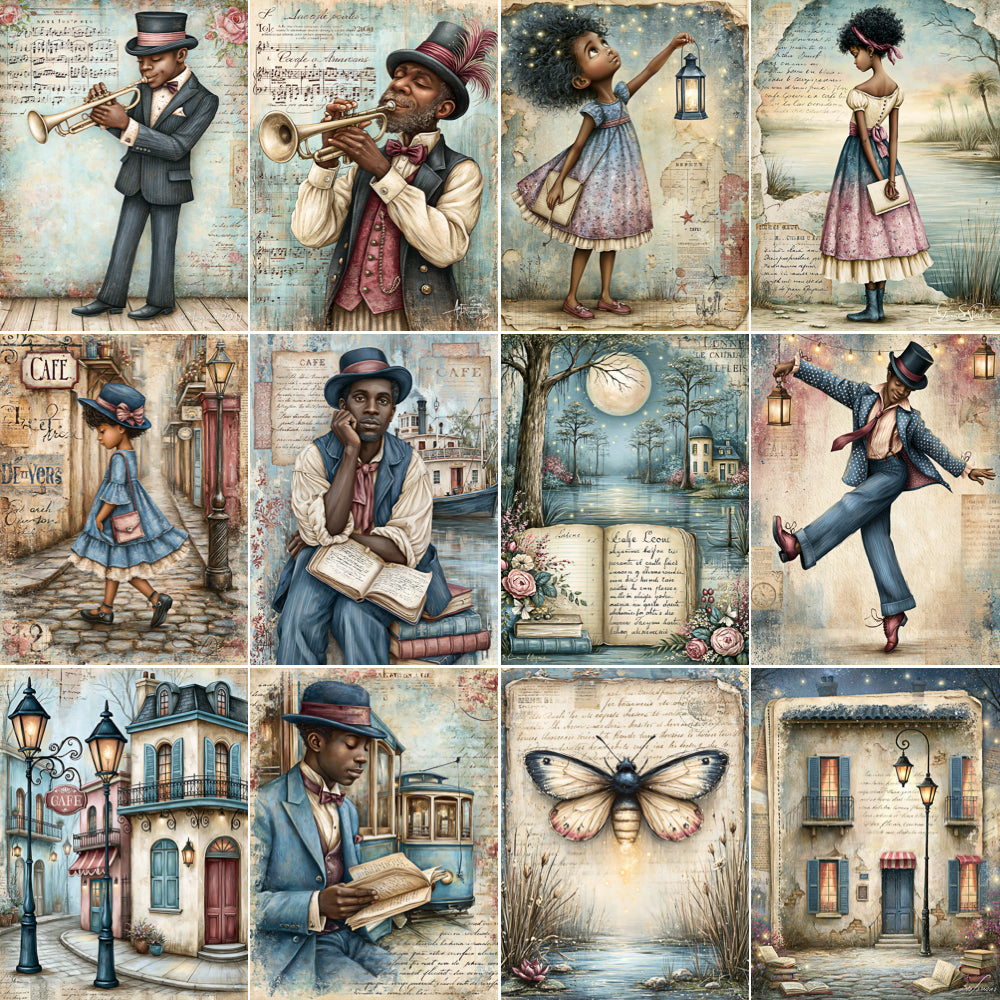 Midjourney V 8.1 Prompts for DUAL Welcome to New Orleans Pages