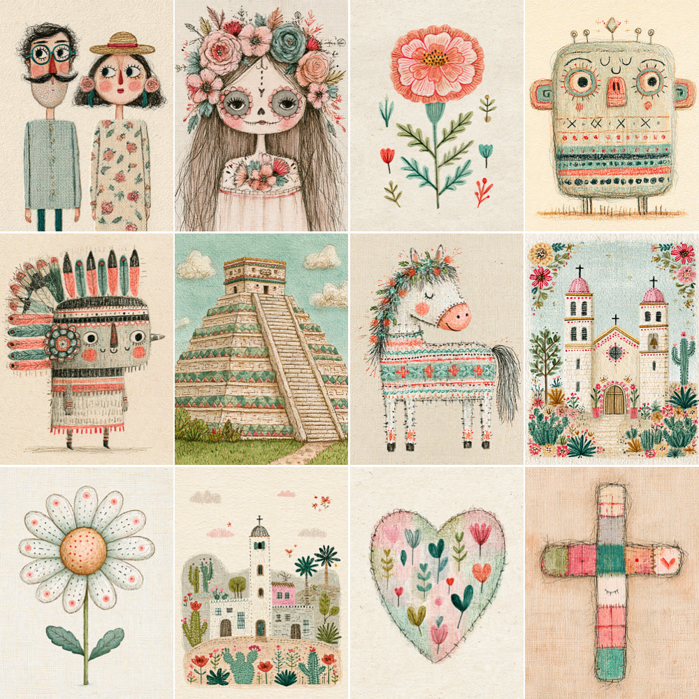 Midjourney V 8.2 Prompts for DUAL Mexican Day of The Dead