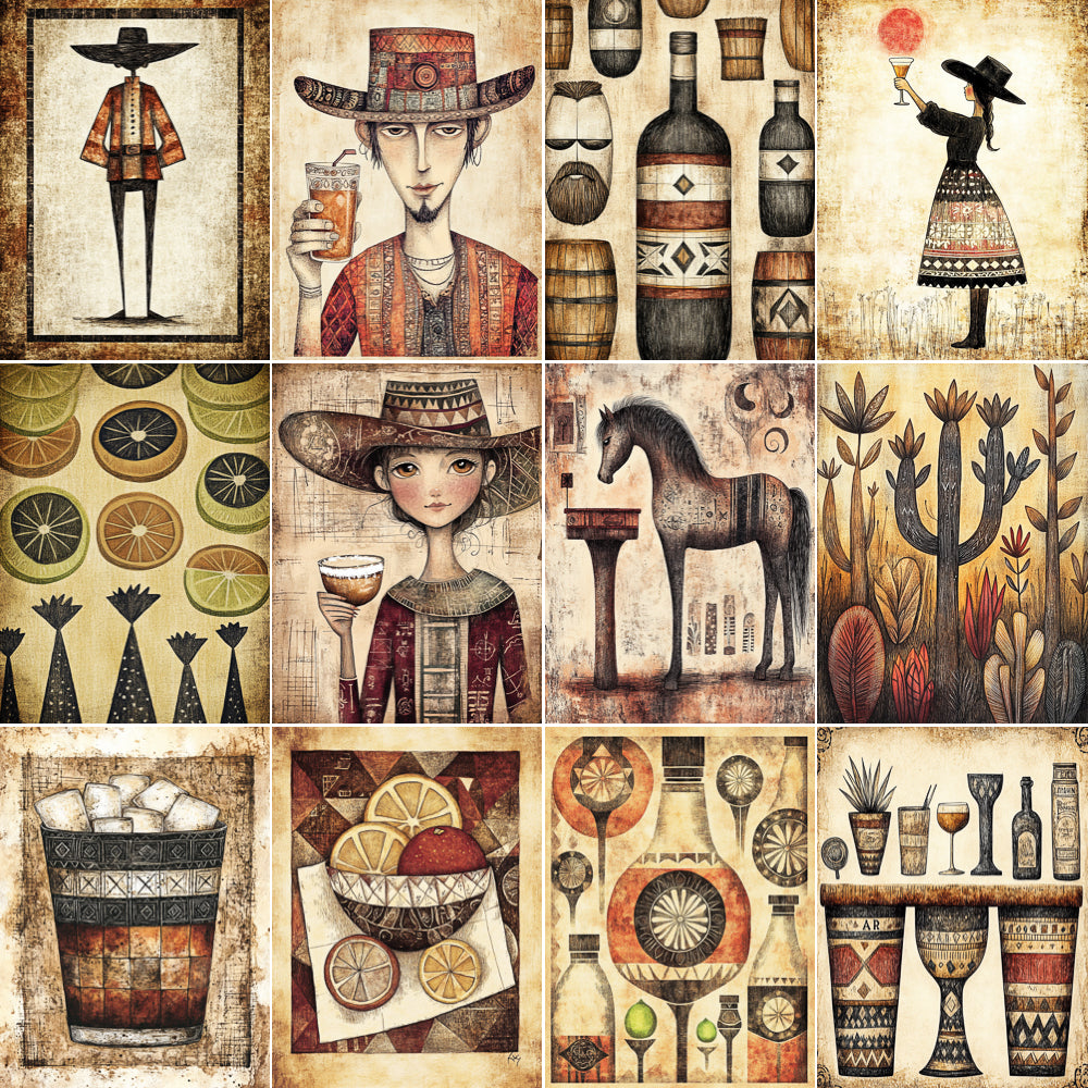 Midjourney V 6.1 Prompts for DUAL Tequila in Texas Pages