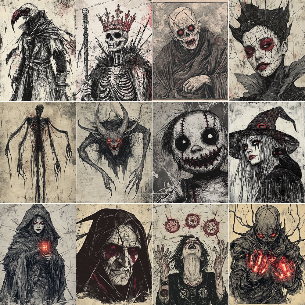 Midjourney V 6.1 Prompts for Gothic Creatures & Dark Legends