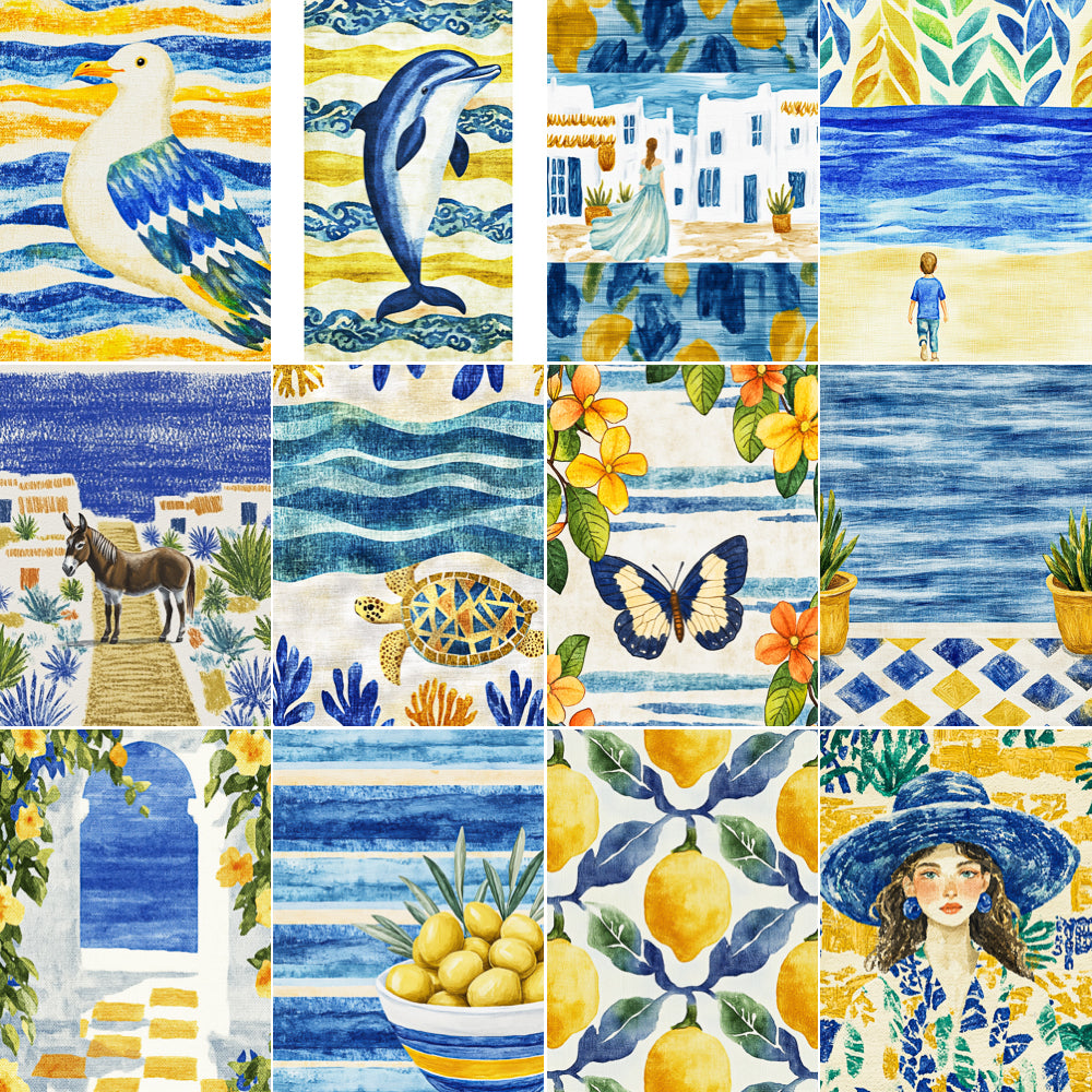Midjourney V 6.1 Prompts for DUAL Greece in the Mediterranean Pages